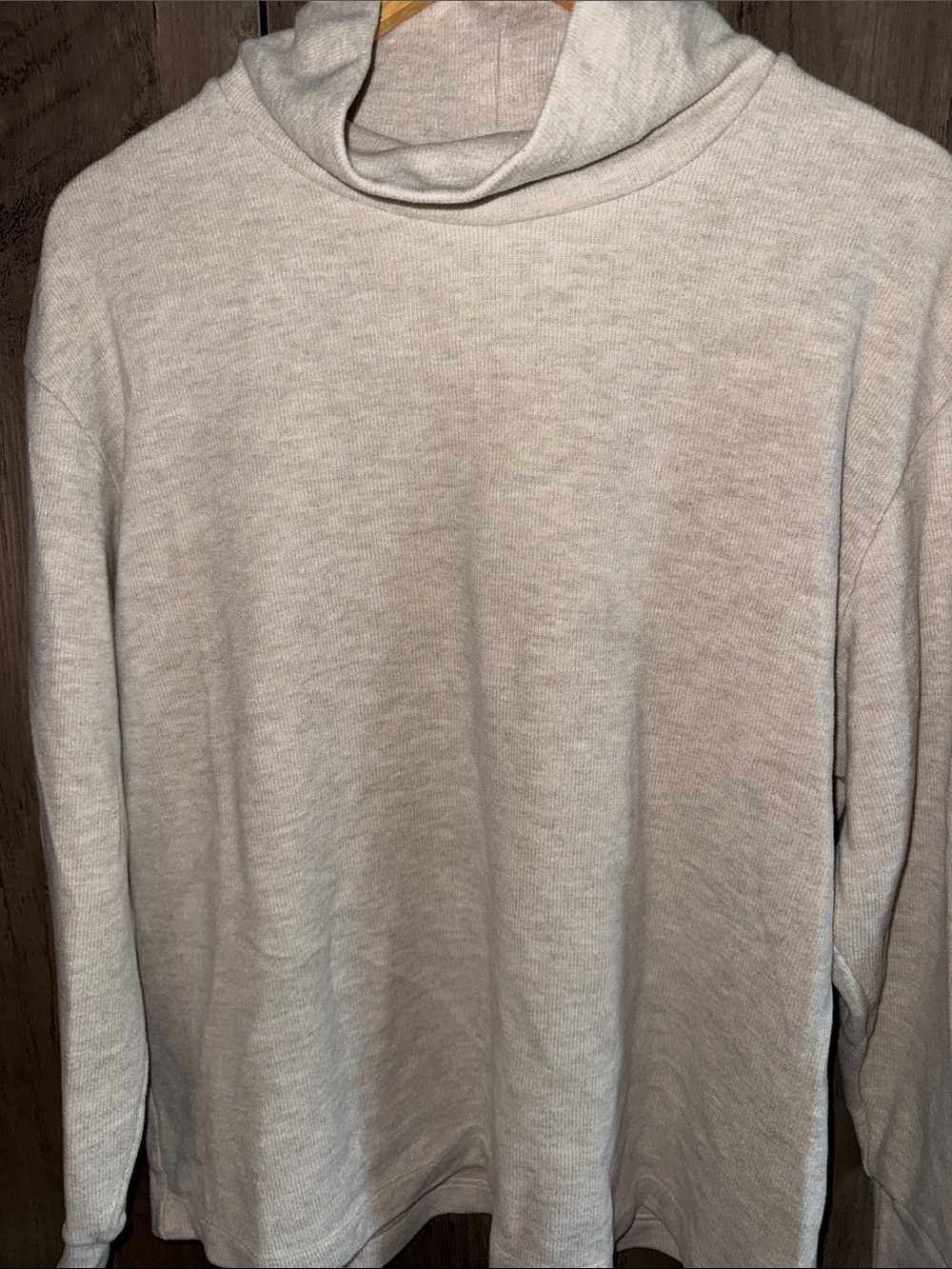 Uniqlo Cream ribbed turtleneck - Picture 3 of 4
